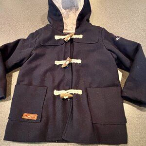 ~~Ben Sherman BLUE 4T Toddler Child's Hooded Jacket Coat Toggle & Snap Closure